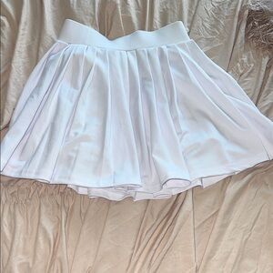 Indero Active White Pleated Tennis Skirt